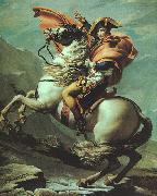 Jacques-Louis  David Napoleon Crossing the Saint Bernard oil